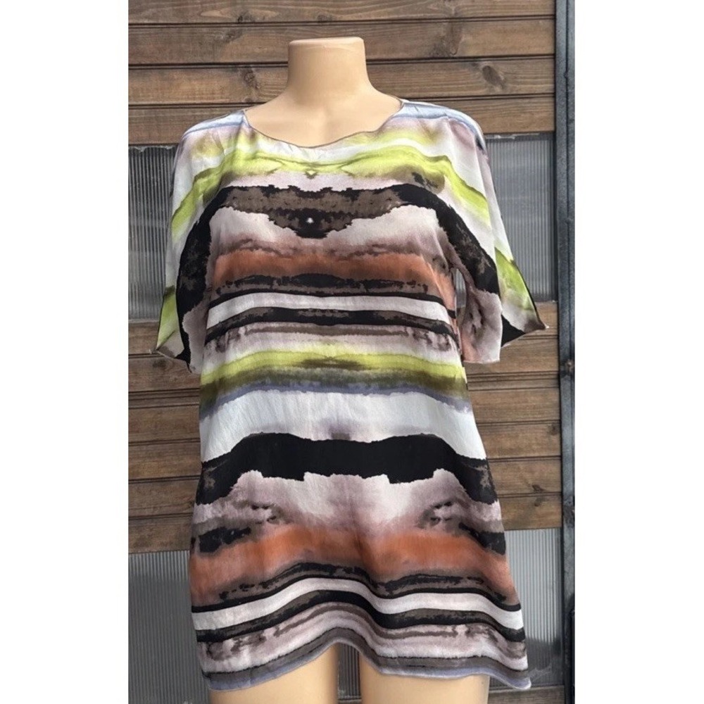 Vintage Magid Bernard Black Blouse ~ M. No Stiker For The Size